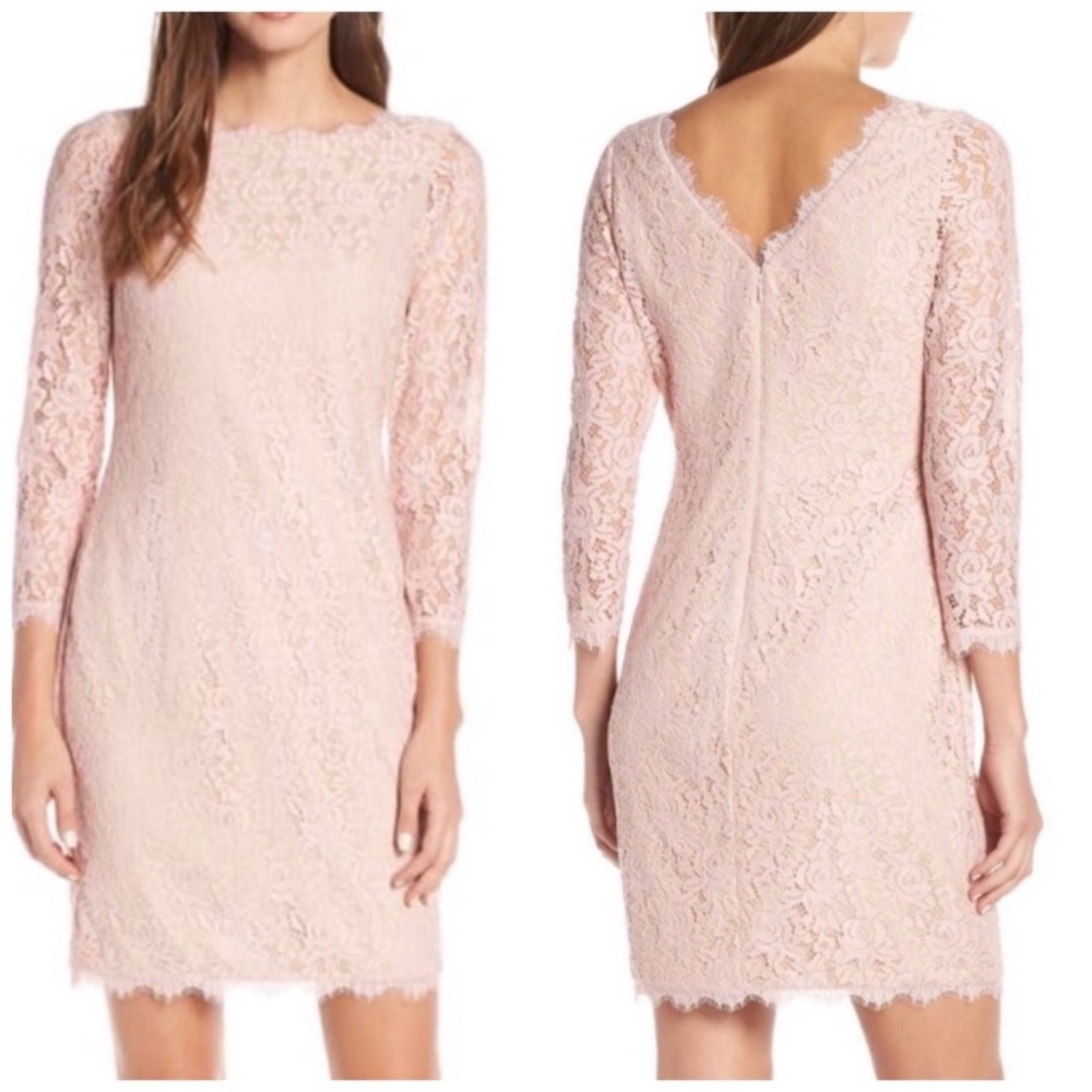 Eliza J lace sheath dress